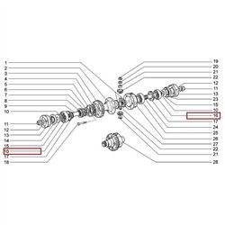 Ložisko do rozvodovky 6-3205 craft 21214-1802208