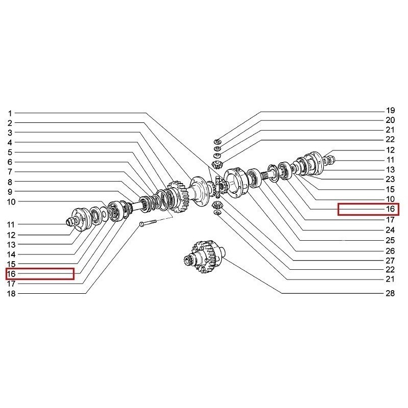 Ložisko do rozvodovky 6-3205 craft 21214-1802208