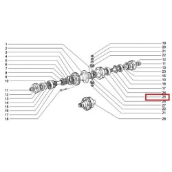 Ložisko do prídavnej prevodovky 21213-1802189