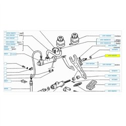 Skrutka vidlice spojky 2101-1601215