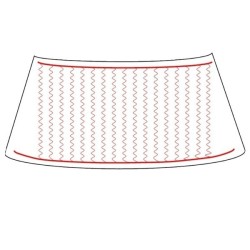 Čelné sklo - vyhrievané Vesta 8450007325