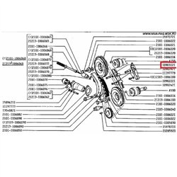Skrutka upevňujúca malý napínak reťaze 10903021