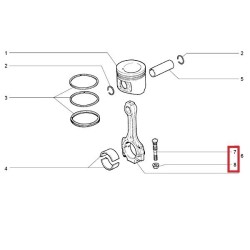 Skrutka  ojnice s maticou 21213-1004062