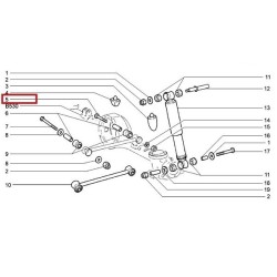 Skrutka krátkeho tiahla a pankharská tyč M12X 70mm 15541221