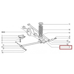 Skrutka krátkeho tiahla a pankharská tyč M12X 70mm 15541221