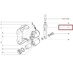 Držiak brzdového strmeňa 2123-3501085