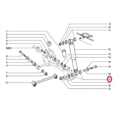 Podložka zadného tlmiča 2101-2915547