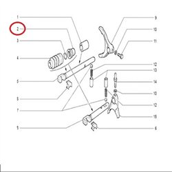 Puzdro pomocnej prevodovky 2121-1803026