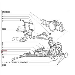 Podložka silenbloku spodného ramena 2121-2904035