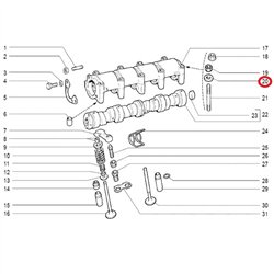 Podložka krytu vačkového hriadeľa 2101-1006036