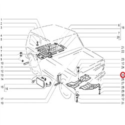 Chránič motora P+Ľ 2121-2802021+22