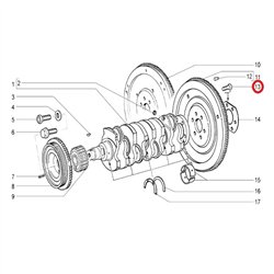 Skrutka zotrvačníka 2101-1005127