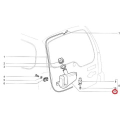 Nádržka ostrekovača zadná 2123-6314014