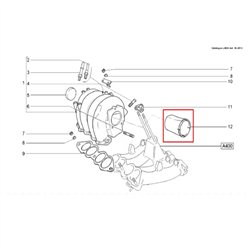 Nátrubok sacieho potrubia 2123-1008122