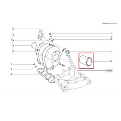 Nátrubok sacieho potrubia 2123-1008122
