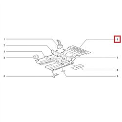 Podlaha kufra batožiny 21213-5101034-10