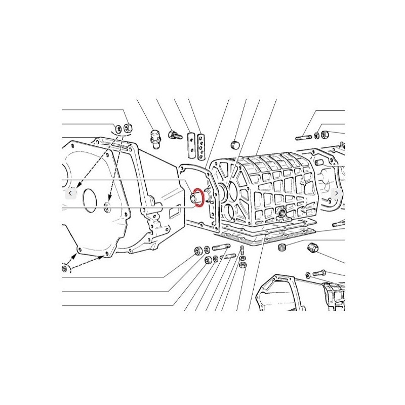 Tesniaci krúžok predného krytu prevodovky 2101-1701042