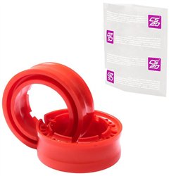 Gumy a manžety 2ks sada tuning červené 2101-2910000