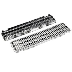 Set grătar pentru capotă argintiu 2103-8402076