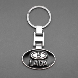 Kulcstartó fekete Lada