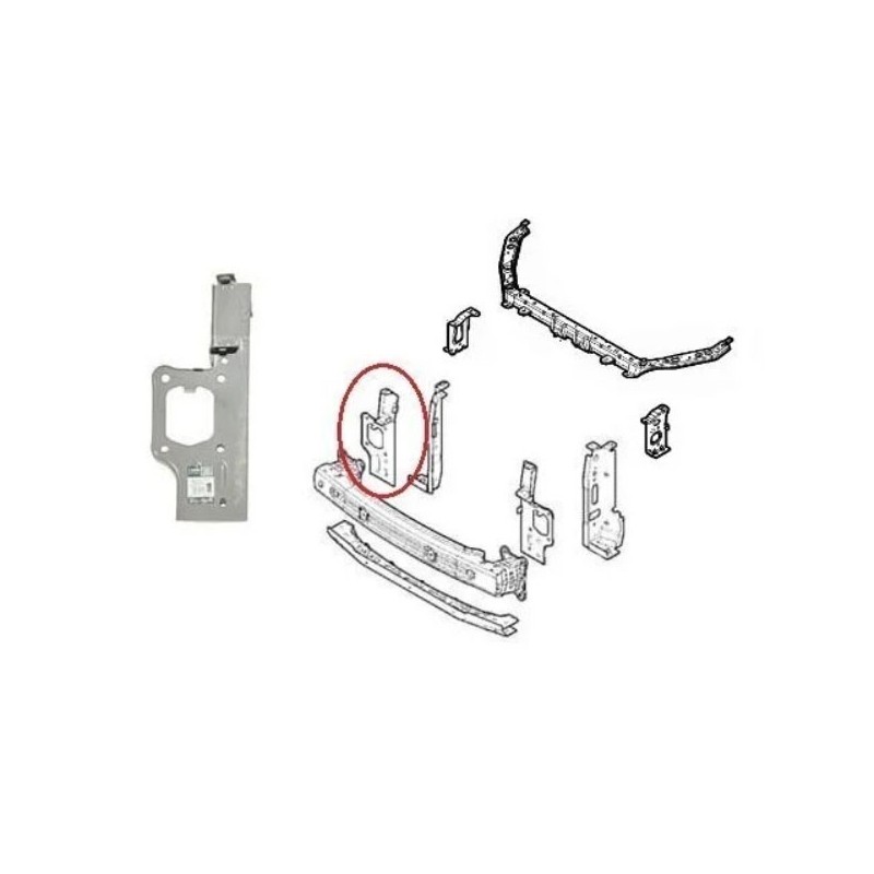 Radiátorkeret jobb oldali LADA Vesta 8450039306