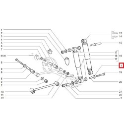 Podložka skrutky zadného tlmiča M12 2101-2915544-01