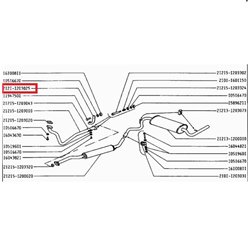 Držiak výfukového potrubia prvá časť 2121-1203025