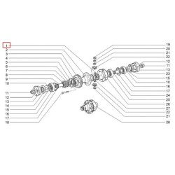 Roata planetara 22 dinti 2123-2403050