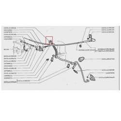 Suport cablu acceleratie 2101-1108041