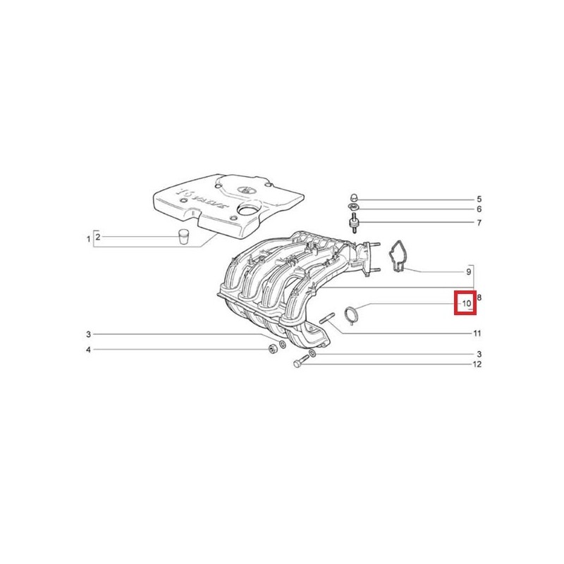 Těsnící kroužek na sací potrubí 2112-1008638-00