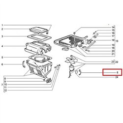 Spona kúrenia 2101-8101110