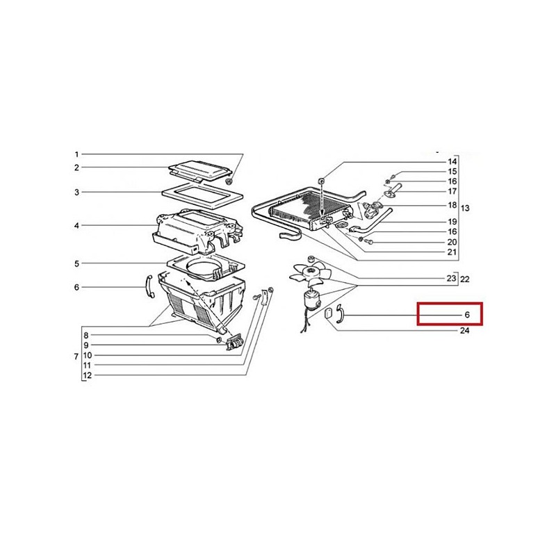 Spona topení 2101-8101110