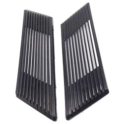 Deflektorová vetracia mriežka čierna SADA 2105-5701040+41