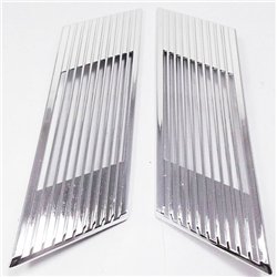 Deflektorová vetracia mriežka chróm SADA 2105-5701040+41