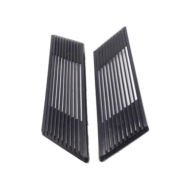 Grila de ventilatie deflector negru SET 2105-5701040+41