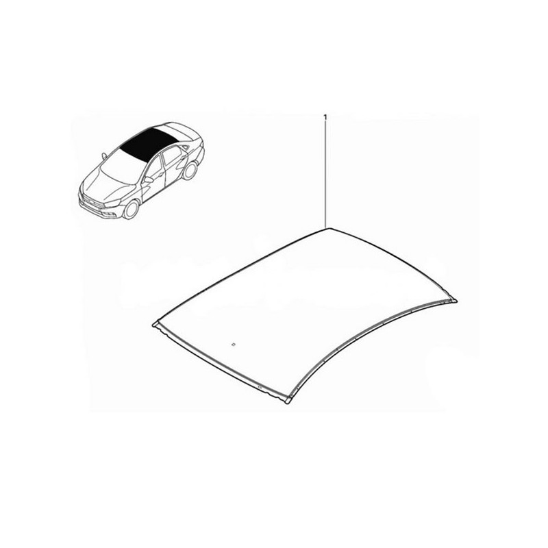 Tető Lada Vesta szedán 8450039244