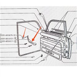 Krytka madla dverí 2103-6816076