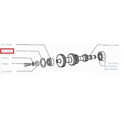 Pojistný kroužek ložiska 2101-1701069