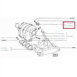 Tesnenie sacieho potrubia 2123-1008033