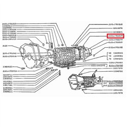 Kolík prevodovky 2101-1701017