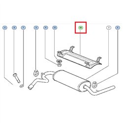 Kryt výfukového potrubia zadný 21213-5107210