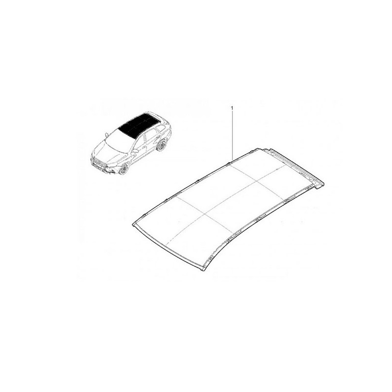 Střecha Lada Vesta CROSS 8450102333