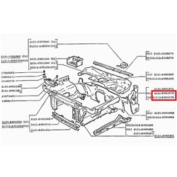 Opravný diel vnútorný predný ľavý 2121-5401071