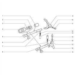 Tesnenie hriadele prídavnej prevodovky 2121-1803025