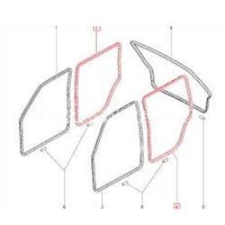 Tesnenie zadných dverí NIVA 2131 8450082786