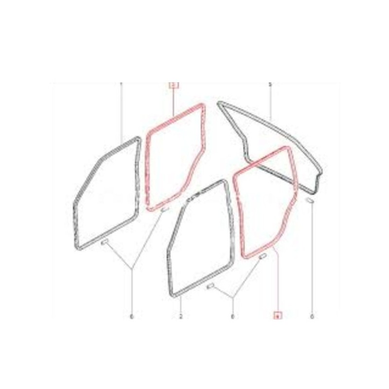 Tesnenie zadných dverí NIVA 2131 8450082786