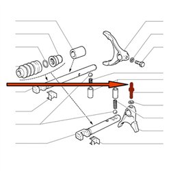 Ovladaci mechanizmus prevodovky 2121-1803032