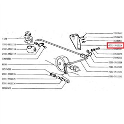 Držiak regulátora bŕzd 2121-3512126