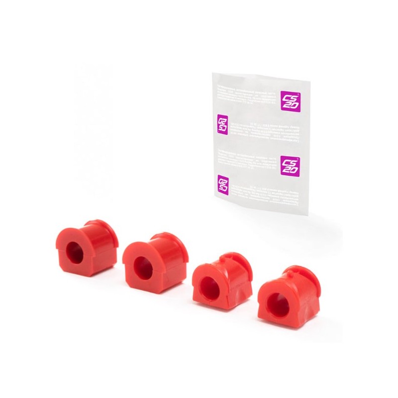 Stabilizáló gumikészlet piros 4db 2121-2906040+46