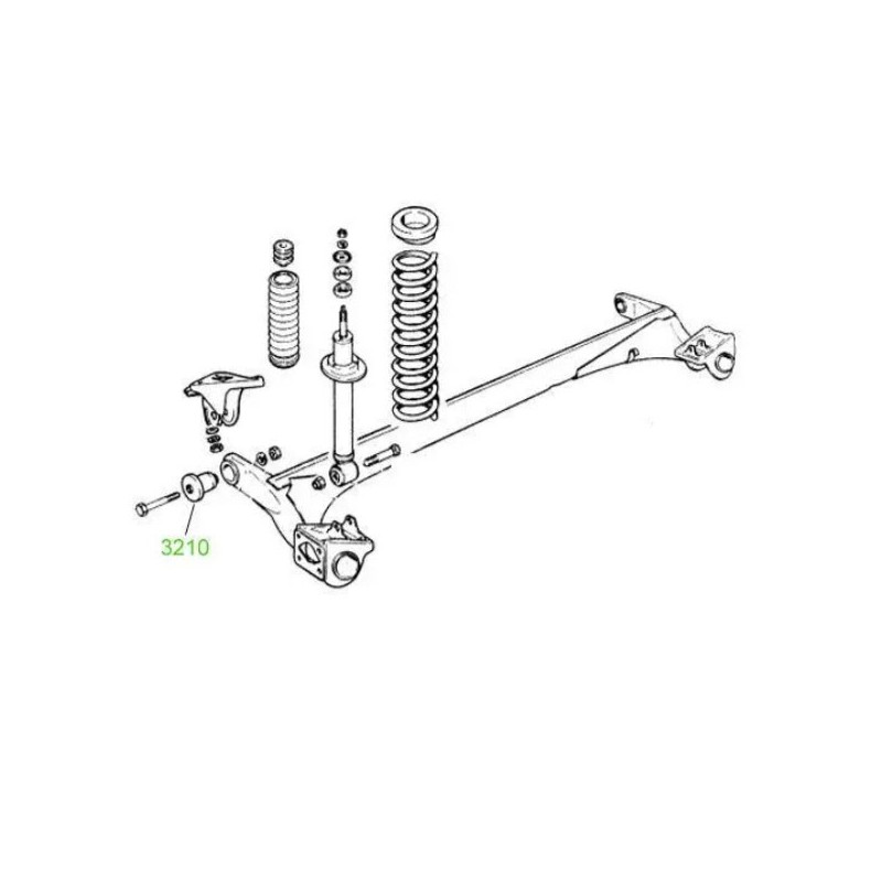 Silenblok zadnej nápravy 2110-2914054